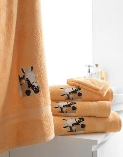 Éponges Brodées Chevaux Colombine® - Lots