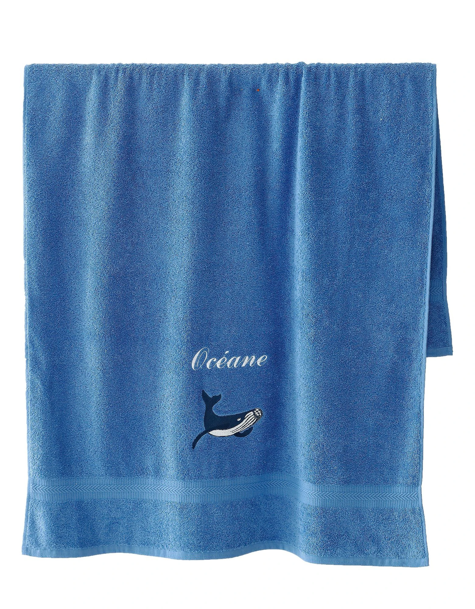 Colombine Éponge Brodée Baleine Personnalisé - 420 G/m² – Image 3