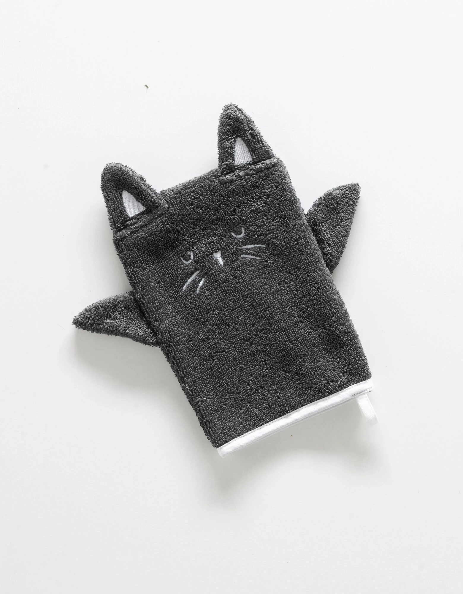 Colombine Des Petits Collection éponge Enfant Brodée Chat Personnalisable Coton – Image 3