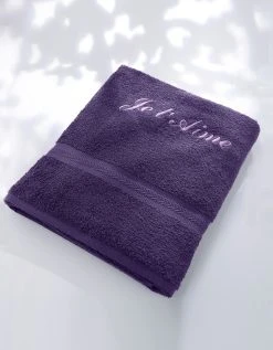 Colombine Serviette éponge Personnalisable Confort Moelleux