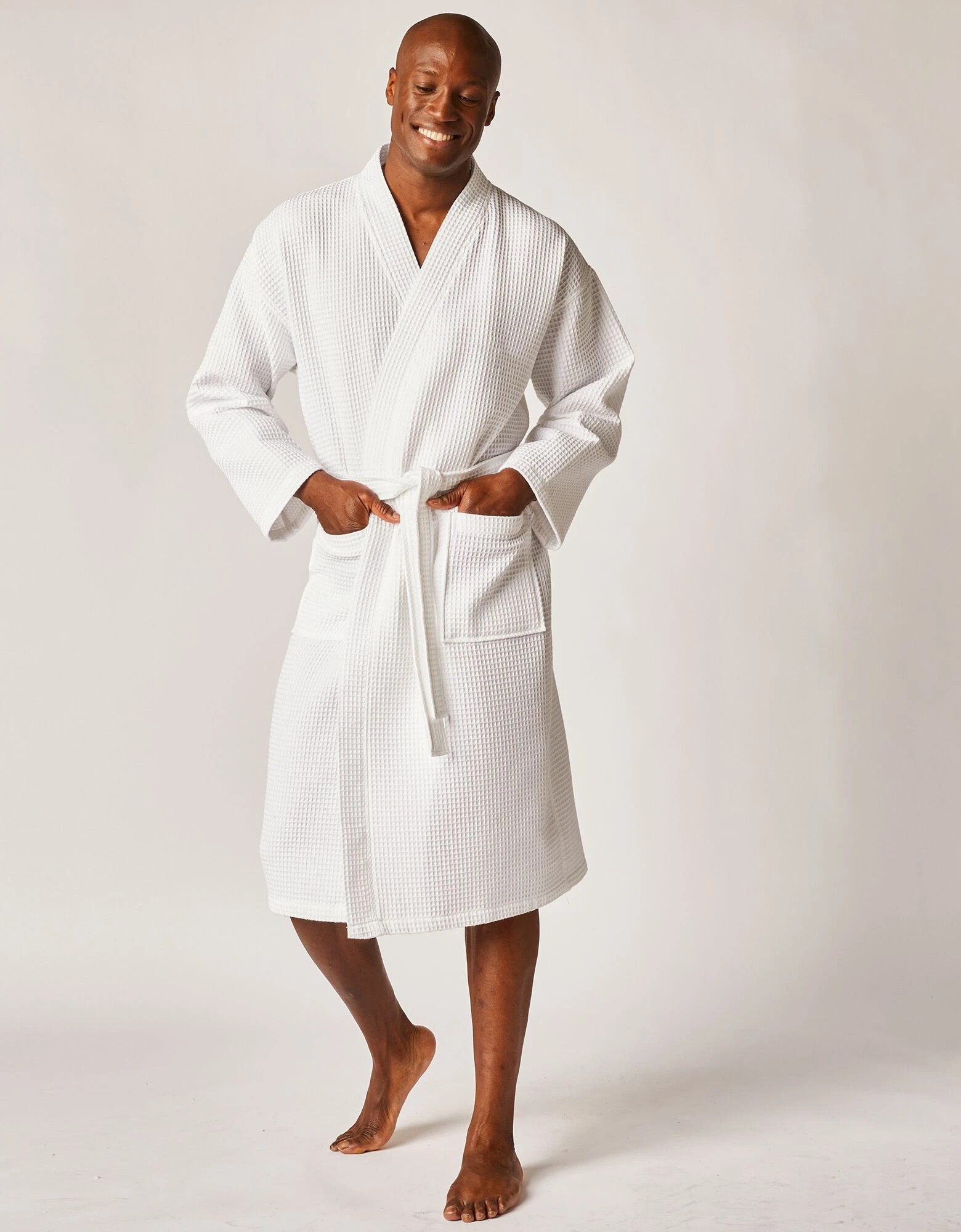 Blancheporte Peignoir De Bain Mixte Adulte Nid D'abeille 230 G/m2 – Image 2