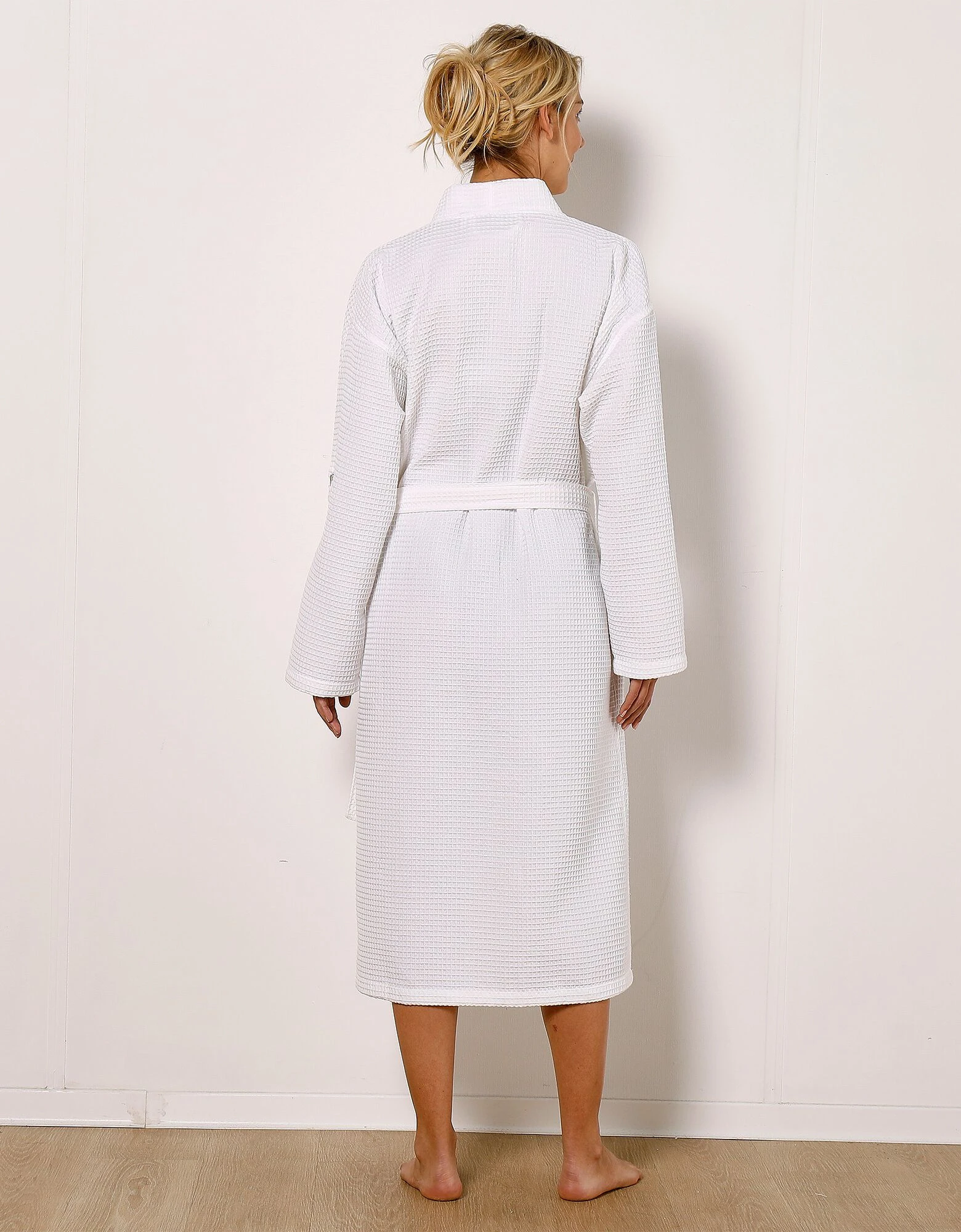 Blancheporte Peignoir De Bain Mixte Adulte Nid D'abeille 230 G/m2 – Image 6