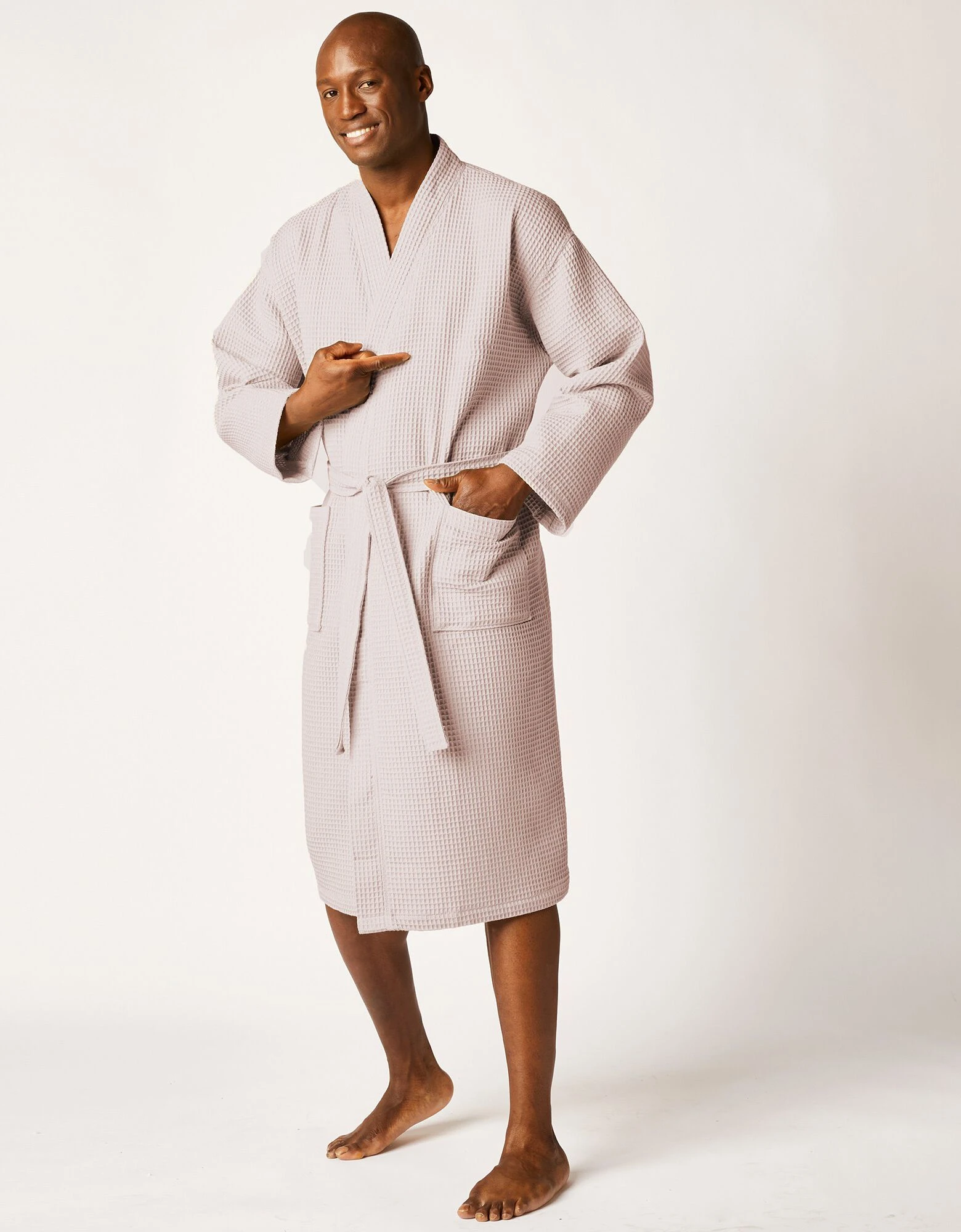 Blancheporte Peignoir De Bain Mixte Adulte Nid D'abeille 230 G/m2 – Image 2