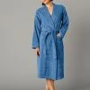 Colombine Peignoir Mixte Adulte Col Kimono éponge Bouclette