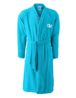 Om™ Peignoir Adulte OM® Col Kimono, éponge