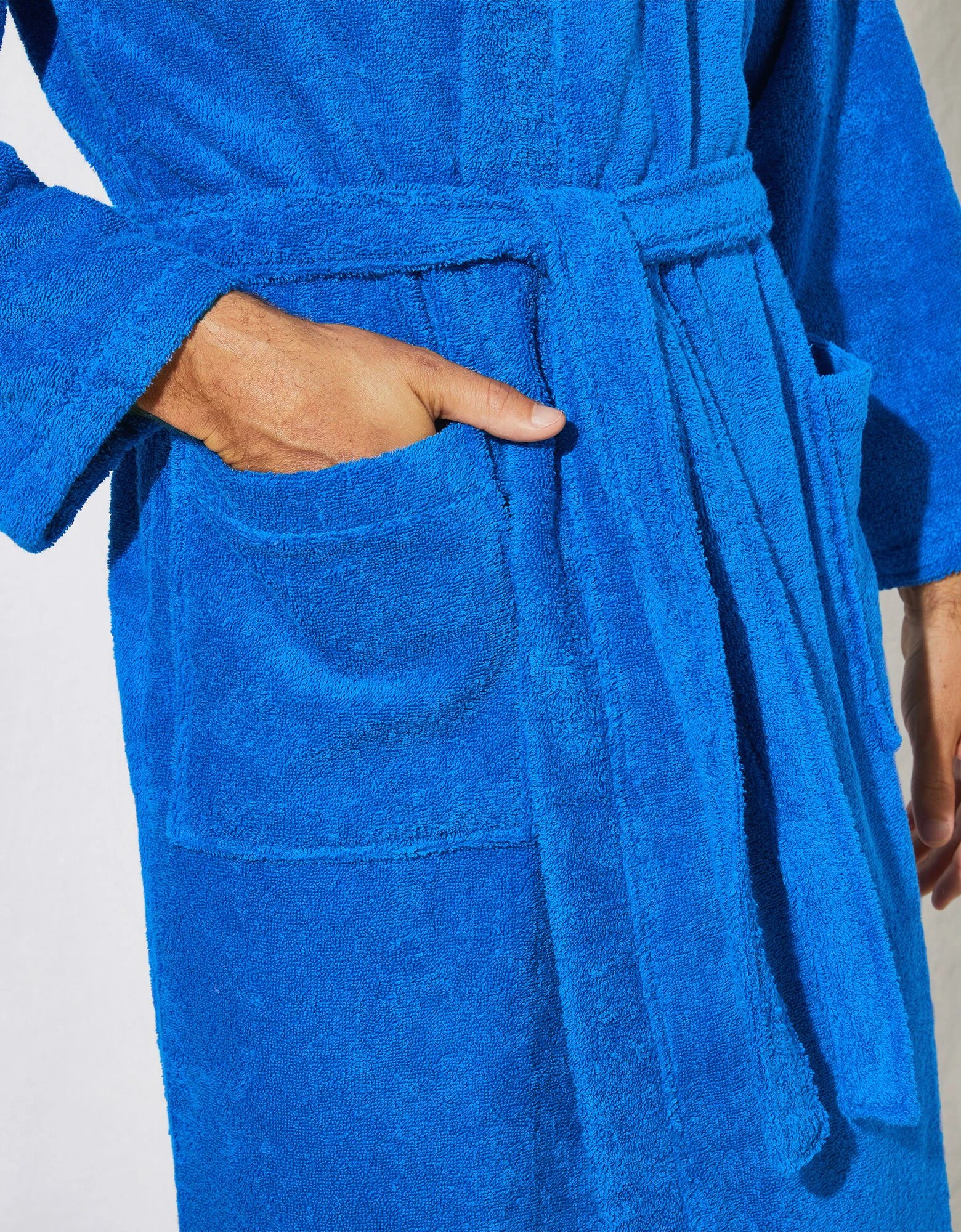 Colombine Peignoir Mixte Adulte Col Capuche éponge Bouclette – Image 8