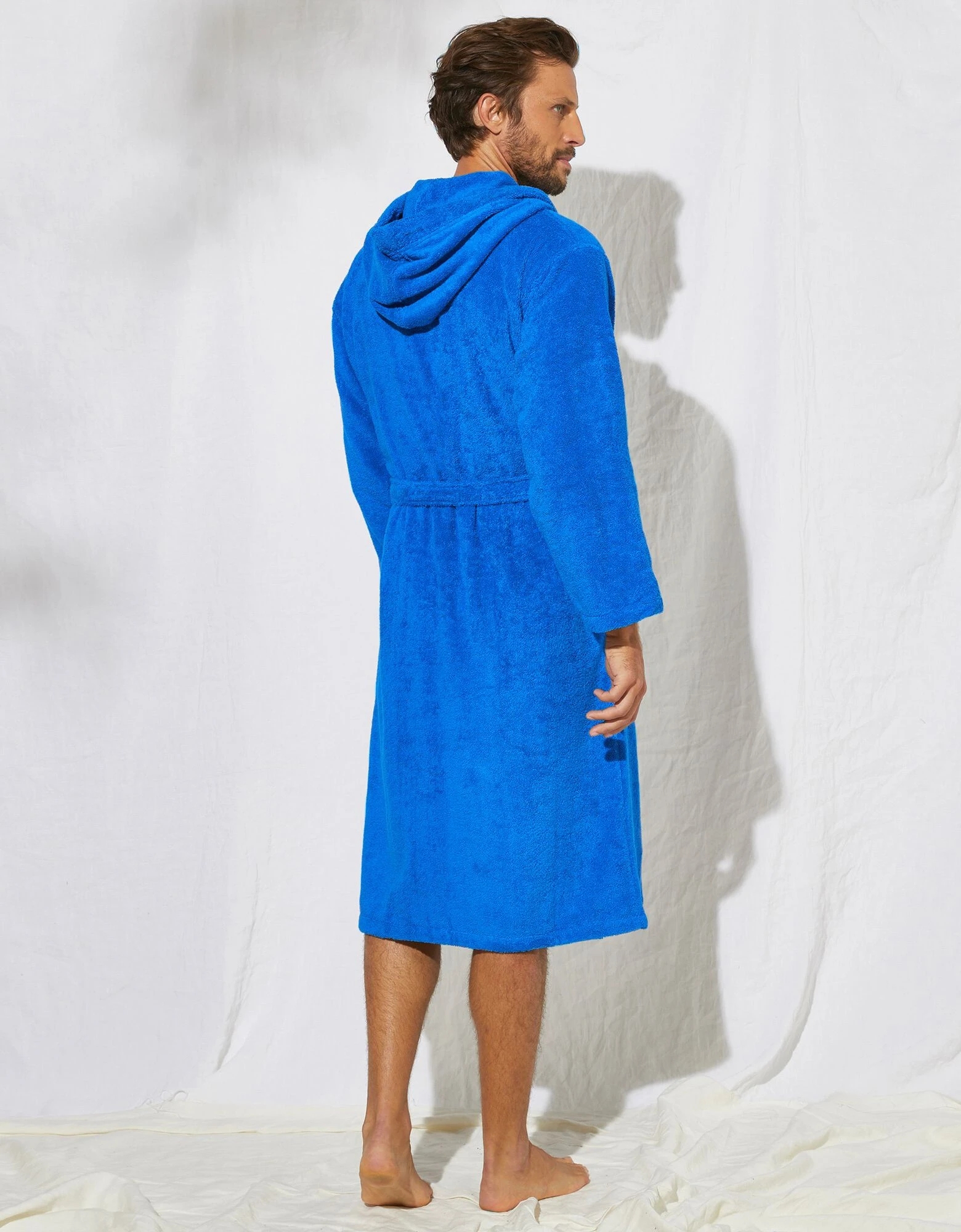 Colombine Peignoir Mixte Adulte Col Capuche éponge Bouclette – Image 7