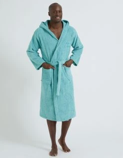 Colombine Peignoir Mixte Adulte Col Capuche éponge Bouclette Personnalisable