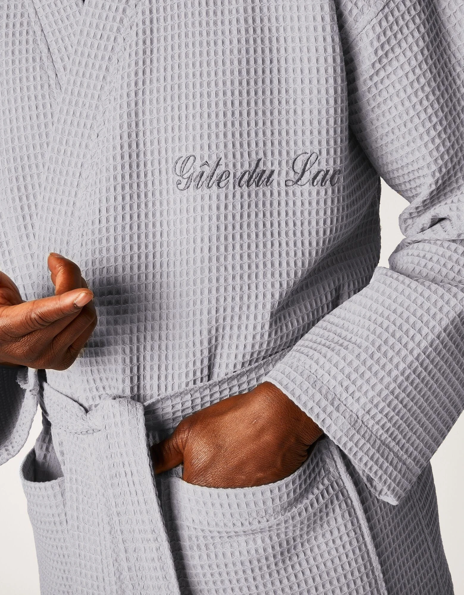 Blancheporte Peignoir De Bain Nid D'abeille 230 G/m2 Personnalisable – Image 8