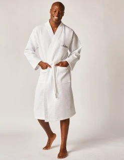 Blancheporte Peignoir De Bain Nid D'abeille 230 G/m2 Personnalisable