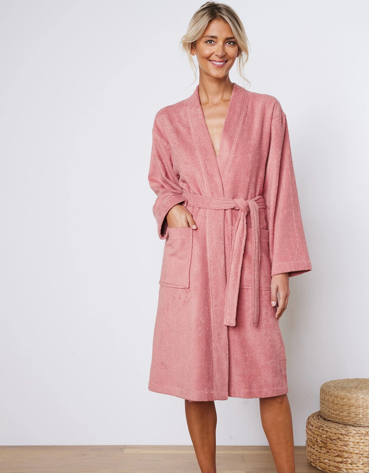 Blancheporte Peignoir Mixte Adute éponge Bouclette 1er Prix