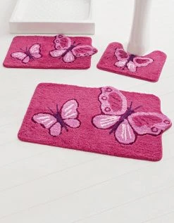 Blancheporte Tapis De Bain Fantaisie Papillons