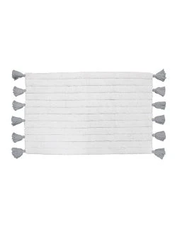 Blancheporte Tapis De Bain Jacquard Pompons - Coton