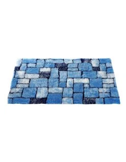 Blancheporte Tapis De Bain Mosaïque Toucher Peluche