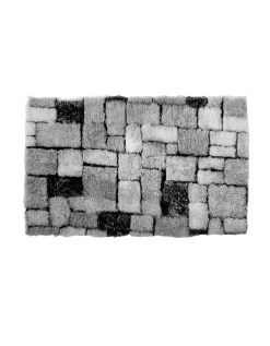 Blancheporte Tapis De Bain Mosaïque Toucher Peluche