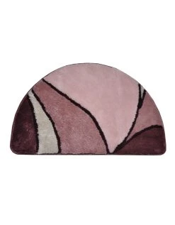 Blancheporte Tapis De Bain Demi-lune Motif Minéral