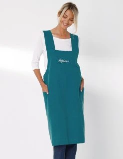 Blancheporte Tablier De Cuisine Japonais Coton Et Lin Uni Personnalisable