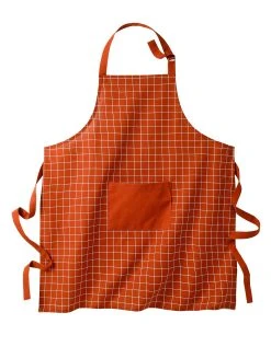 Blancheporte Tablier De Cuisine à Carreaux Forme Bavette - Coton